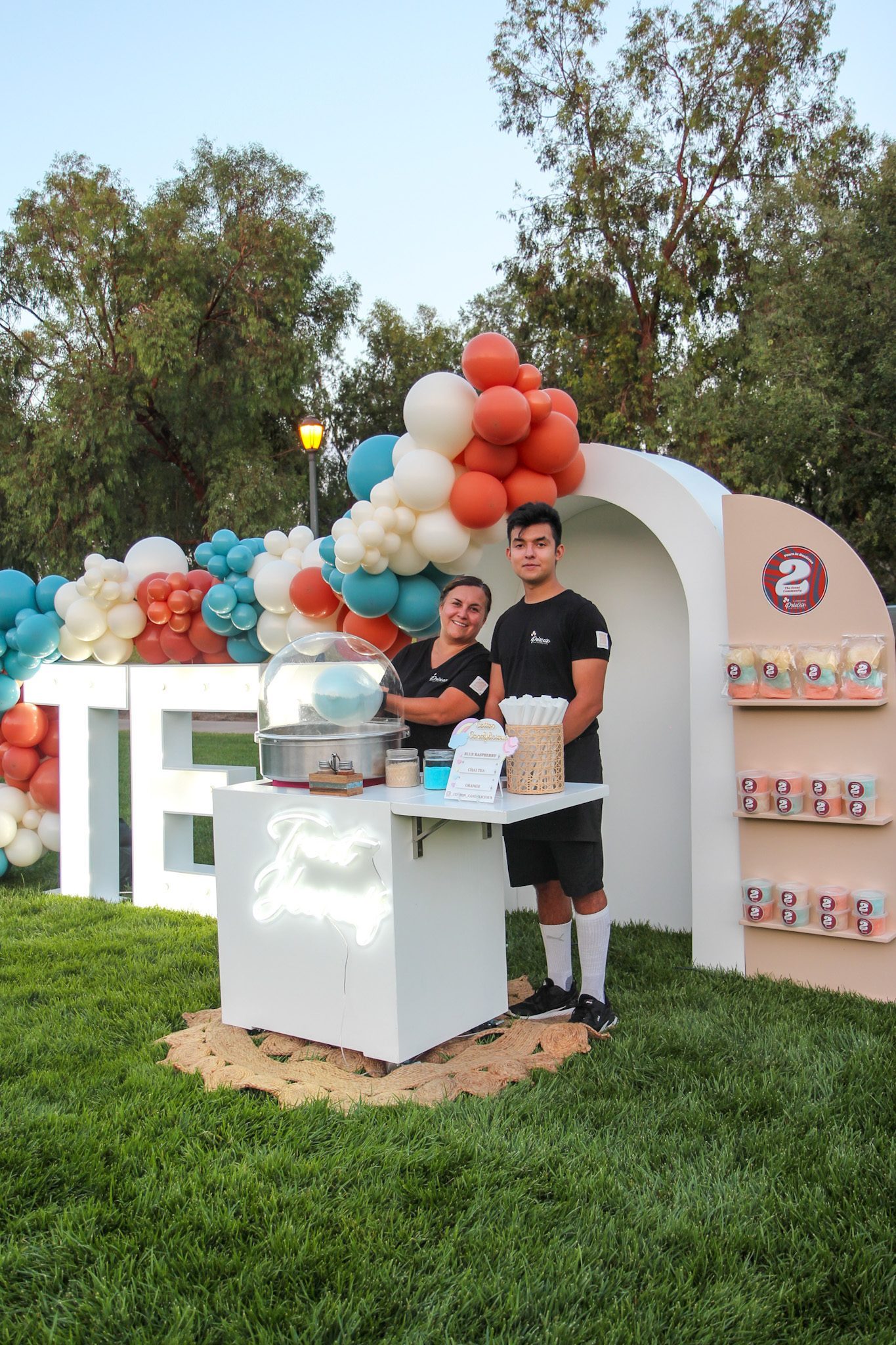 TEC 2 — the cotton candy cart by @priscaseventsdecorations