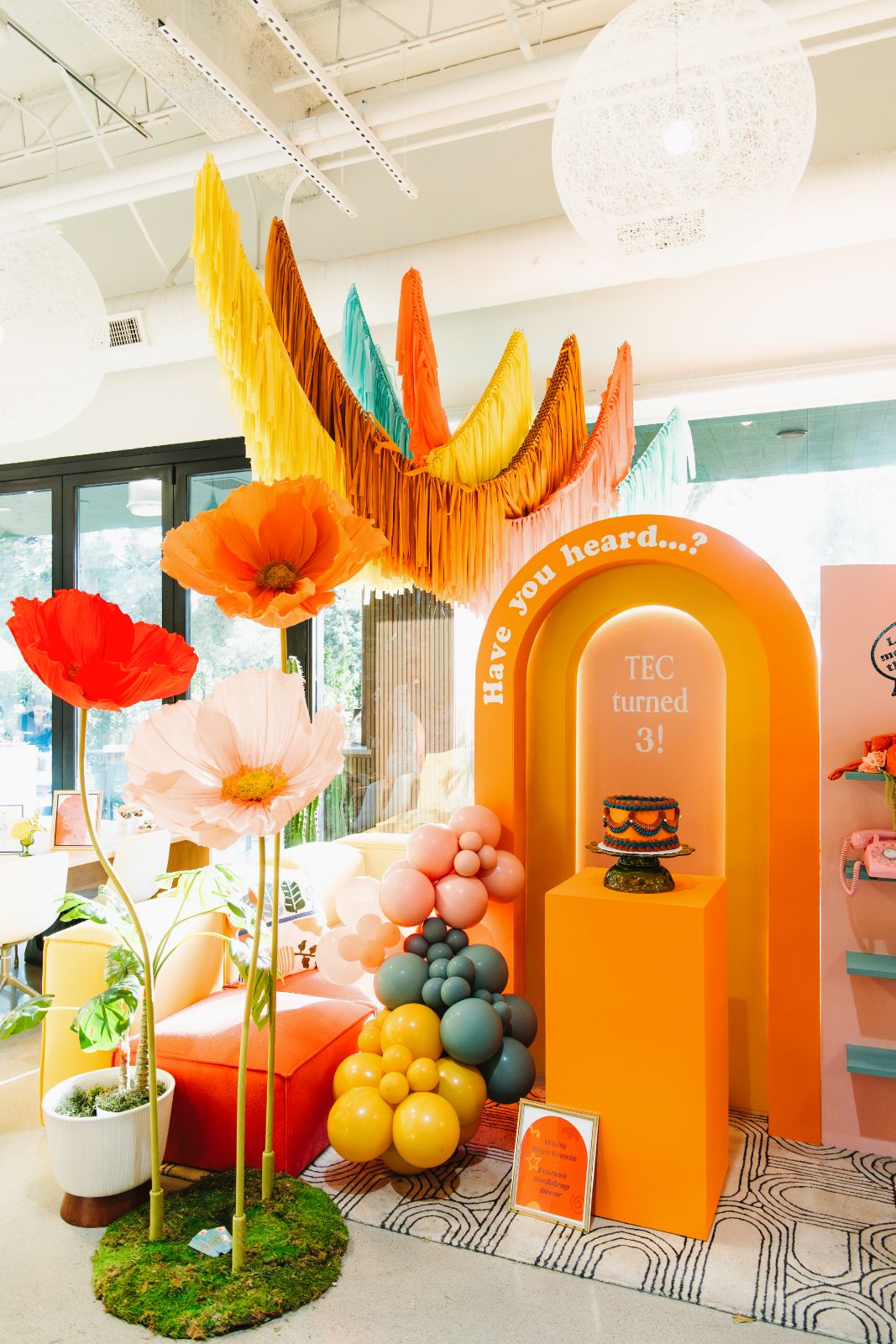 Crepe paper flowers @floral.lab.la